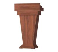 Portable Wooden Podium with Drawer Adjustable Lectern for Conferences Churches Wedding Speeches Classroom UseStylish Stand for Public Speaking