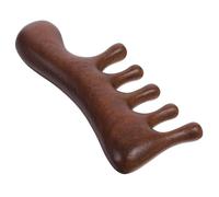 Portable Wooden Scalp Massage Comb for Hair, Wide Tooth Sandalwood