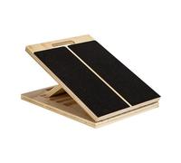 Portable Wooden Slant Board Adjustable Incline Calf Stretcher Non Slip Squat Wedge Ramp Heavy Duty Calf Stretcher with Handle Squat Board for Knees Ankle Heel Feet Leg