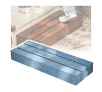 Portable Wooden Step Stool - 1-Step Mobility Aid for Indoor/Outdoor Use, Perfect for Bed, Bathroom, Kitchen, Garden - No Assembly Required