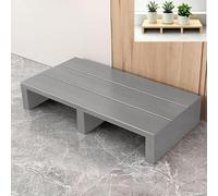 Portable Wooden Step Stool - Non-Slip Pad for Indoor & Outdoor Use, Versatile Seating for Bathroom, Kitchen, Office & Bedroom - Sturdy, Slish & Space-Saving Design.