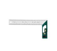 Portable Woodworking Carpenter Tool with Bubble Levels Stainless Steel L Shape Square Marking Gauge Ruler Measuring Ruler Tool