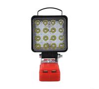Portable Work Lamp 4 Inch LED Spotlight Compatible with 20V for battery System Rotating Design for Vehicle Maintenance DIY Home Repair(A)