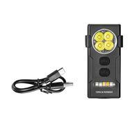 Portable Work Light Rechargeable Double Light Mode 1000LM Flashlight For Camping Repair Tasks Compact Pocket Flashlight