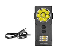Portable Work Light Rechargeable Double Light Mode 1000LM Flashlight For Camping Repair Tasks Compact Pocket Flashlight