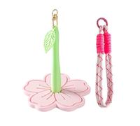 Portable Yarn Holder | Portable Wool Spinner with Wristband,Yarn Carrier with Flower Shape Stand,for Women Adults Beginners Home Studio Outdoor Picnic Commuting Travel Holiday