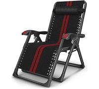 Portable Zero-Gravity Lounge ChairGarden Furniture Set Folding Camping Chairs Waterproof Metal Chaise Lounge Comfortable Outdoor Recliner for Relaxation