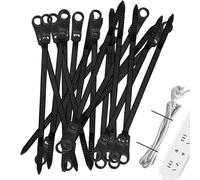 Portable Zip Tie, Lightweight Cable Strap, Wire Fastener with Screw Design, Cord Accessory with Reusable Build, Management Tool, Fastener for Home, Studio, Workshop, Electronics, Office, DIY