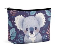 Portable Zipper Cosmetic Bags Lovely Koala Printed Storage Makeup Bag Easy to Carry Travel Cosmetic Bags for Women, Lovely Koala, 6.8*5.9 in