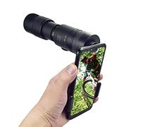 Portable Zoom Monocular Telescope 4K 10-300X 40Mm Zoom Monocular Telescope+Tripod+Clip Mobile Phone Lens A