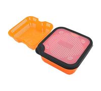 Portables Fishing Baits Box Separated Compartments Earthworms Lures Carriers for Organized Earthworms Red Parasites Care Portables Fishing Live Baits Box