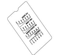 Portables Ranges Finders Card Pocket Analog Distance Meter Slide Rule for and Long Ranges Shootings Gear Accessory