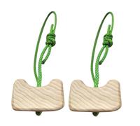 Portables Wood Hangboards Compacts Climbing Board Travel Friendly Hangboards for Comfortable Grip Strength Exercises Grip Strengthener
