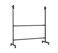 PortabMetal Easel Stand AdjustabAe Whiteboard Easel on Wheels for Dry Erase & Chalkboard Foldab& Lightweight for Easy Transport and Display
