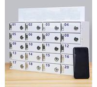 Portacellulare con Serrature e Chiavi - Acrilico Montaggio a Parete per Ufficio Scuola Aula Fabbrica - 30 Porte Sicurezza e nizzazione Efficiente