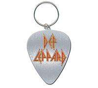 Portachiavi Metallo Def Leppard Logo Pick Keychain