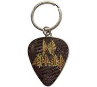 Portachiavi Metallo Def Leppard Logo Pick Keychain