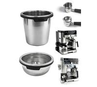 Portafilter Basket compatible with Ninja Luxe Cafe ES501 ES601 ES701 Espresso Machine, Double and Luxe Baskets, Stainless Steel, 2 Pack