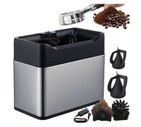 Portafilter Cleaner Electric, 58mm Automatic Coffee Grounds Machine，with 2 Powder Wiper & Brush Heads, 3 Installation Methods, For Commercial & Home Shop Essentials