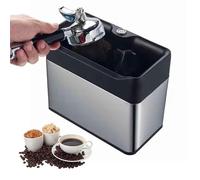 Portafilter Cleaner Electric, Automatic Coffee Grounds Cleaning Machine Coffee Puck Knock Box for Commercial & Home Coffee Shop Essentials,Silver(Silver)