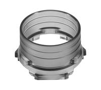 Portafilter Dosing Funnel - Heat Resistant PCTG Ring, Secure Mounting Spill Proof Guard, Tight Fit Coffee Machine Accessory Tool, Easy Clean Grinder Powder Catcher | for Cafe Kitchen Morning Home