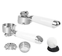 Portafilter Fits Breville Barista Express and 54mm Breville Machines, Espresso Bottomless Portafilter with Puck Screen 53.5mm and Filter Basket