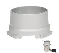Portafilter Funnel for Ninja Luxe Cafe, Upgrade Replacement Dosing Funnel Made of Aluminium Alloy Compatible with Ninja Luxe Café Premier Series ES601 & ES601C Models - Silver
