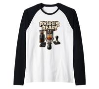 PORTAFILTER Ready Hobby Table Calm Raglan Baseball Tee