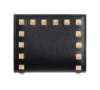 Portafoglio Continental Piccolo Rockstud - female - Valentino Garavani - Wallets & Cardholders - Black - ONE SIZE - Accessories ONE SIZE