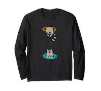 Portal Cat Funny Video Game Animal Long Sleeve T-Shirt