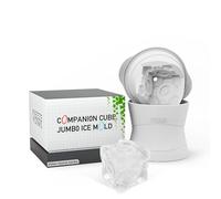 Portal Companion Cube Jumbo Ice Mold | Crisp Edges | Easy Removal | Perfect Novelty Holiday Gift for Gamers, Geeks, and Sci-Fi Enthusiasts