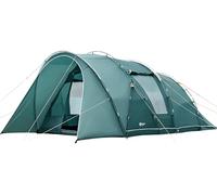 Portal Luxury 6 Man Tunnel Tent Large Family Tent with Living Area 2 Bedroom Dividable 3000mm Waterproof 5 Man Camping Tall Standing up Height with Sewn-in Groundsheet 5-6 Person