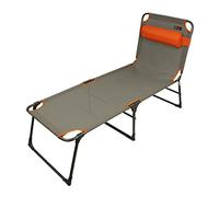 Portal Outdoor Camping Lounger Ava Camping Bed - Orange, One Size
