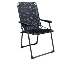 Portal Outdoors Unisex's Fusina Folding Camping Chair, Grey, One Size