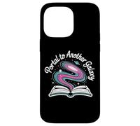 Portal to Another Galaxy Open Book Swirling Cosmos Tales Case for iPhone 14 Pro Max