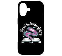 Portal to Another Galaxy Open Book Swirling Cosmos Tales Case for iPhone 17