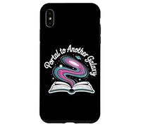 Portal to Another Galaxy Open Book Swirling Cosmos Tales Case for iPhone XS Max
