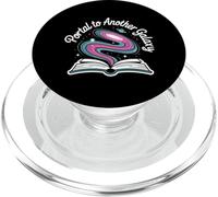 Portal to Another Galaxy Open Book Swirling Cosmos Tales PopSockets PopGrip for MagSafe