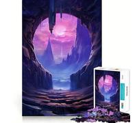 Portal to Another Realm Adult Jigsaw Puzzle1000 Pieces Brain Teaser Mental Relax Pattern Assembly Santa Wish Item (38x52cm)