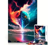 Portal to Earth 1000 Piece Jigsaw Puzzles for Adults Jigsaw Think Toy Home Enjoy Fine Cut Santa Wish Gift (50x75cm)