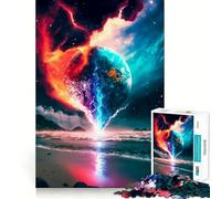 Portal to Earth Puzzle for Teenagers 1000 Pieces Mind Exercise Toy Gentle Relax Design Assembly Xmas Surprise (38x26cm)