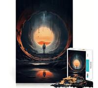 Portal to The Other Side 1000 Pieces Jigsaw Puzzles for Teenagers Improve Memory Mental Relax Sharp Edge Creative Gift (50x75cm)