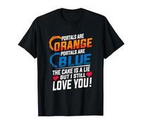 Portal Video Gamer Gift Men Boys Valentines Day T-Shirt