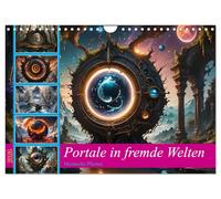 Portals to strange worlds - Mystical gates UK-Version (Wall Calendar 2026 DIN A4 Landscape), CALVENDO 12 Month Wall Calendar