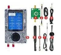 PortaPack H4M +r10c Kit with Antennas,3.2 Inch TFT 1MHz-6GHz Professional Wireless Radio Transceiver ABS Shell,Capture Replay for Communication Radio Transceiver