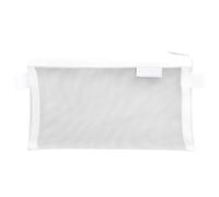 Portapenne i - Porta Trucchi Per Scuola E Ufficio | Mesh Bag with Zip | Portaoggetti Leggero Per Scuola E Ufficio Con Capienza Elevata | Ideale Per Studenti Ragazzi E Adulti, white( ), Refer to
