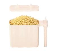 Portavivande Per Di Noodles Istantanei, 19 x 15 x 5 cm, Lavaggio Con Coperchio - Utilizzo Convenien Per Noodles Istantanei Design Orecchie Di Gatto Con Coperchio, Scolo, Porta Forchetta E Manico - Per