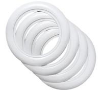 PORTAWALL 16" White Wall Tyre Inserts - Set of 4 | Universal Rubber Sidewall Rings for 16" Rims | Car Exterior Accessory (White 7.6cm)