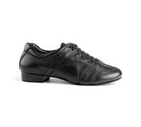 Portdance Men's Dance Shoes / Dance Trainers PD Casual - Leather Black - Suede Sole, black, 9 UK