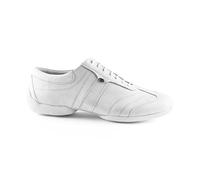 PortDance PD Pietro Street Men's Sneakers/Dance Sneakers - White Leather - Sneaker Sole White Size: 9 UK
